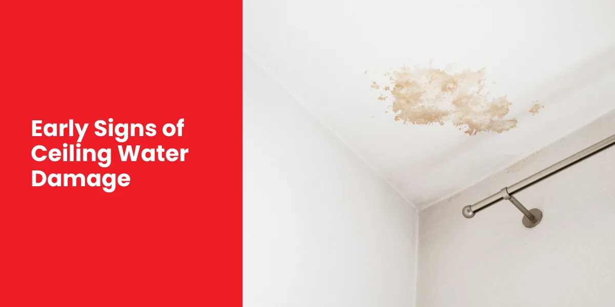 Early Signs of Ceiling Water Damage Early Signs of Ceiling Water Damage