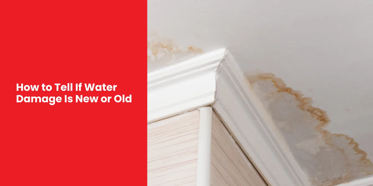 How to Tell If Water Damage Is New or Old Restoration Company in Los Angeles, CA