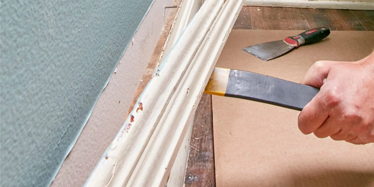 Why do you need to remove baseboard molding Why do you need to remove baseboard molding